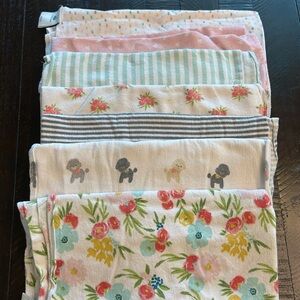 Cloud Island Flannel Baby Blankets - pack of 8